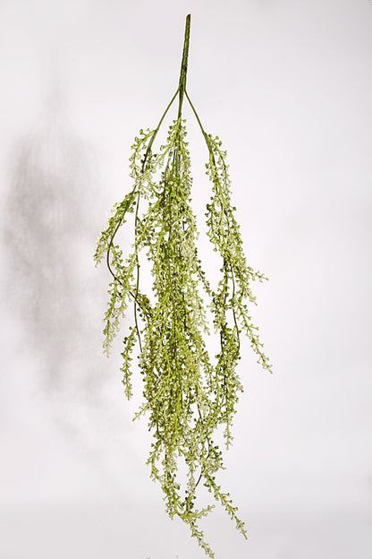 36" Artificial Seed Hanging Light Green