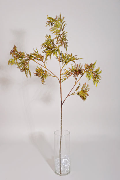 33.5" Artificial Aralia Spray Green