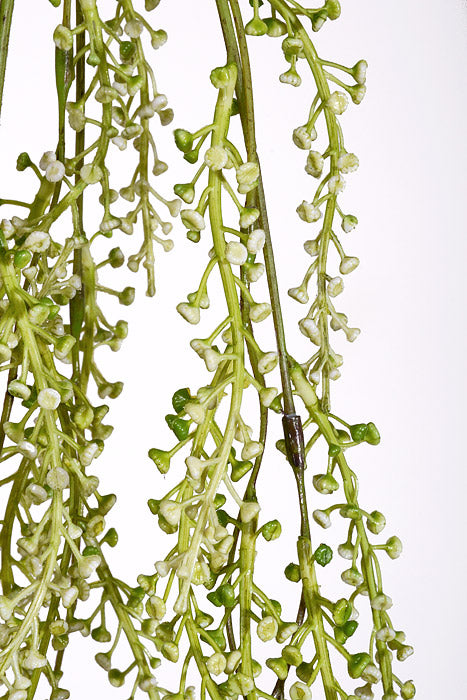 36" Artificial Seed Hanging Light Green