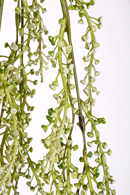 36" Artificial Seed Hanging Light Green