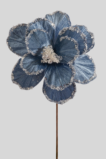 22" Velvet/Sequins Magnolia Stem Jean