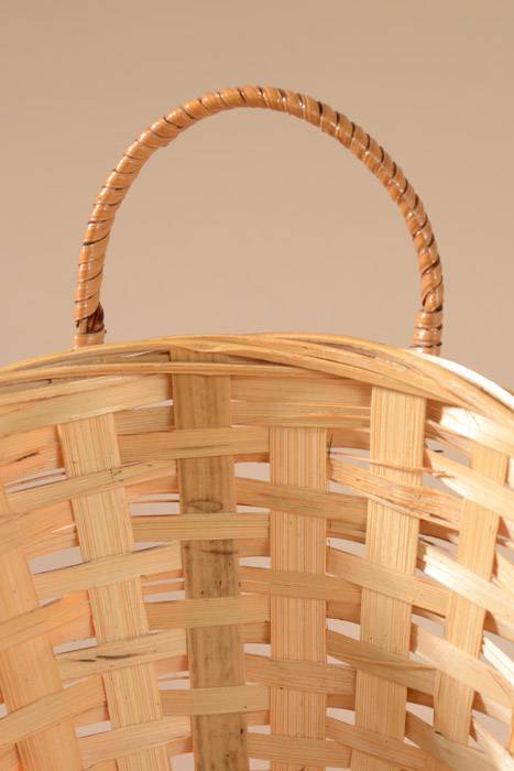 9" X 7" X 4" Natural Bamboo Bowl