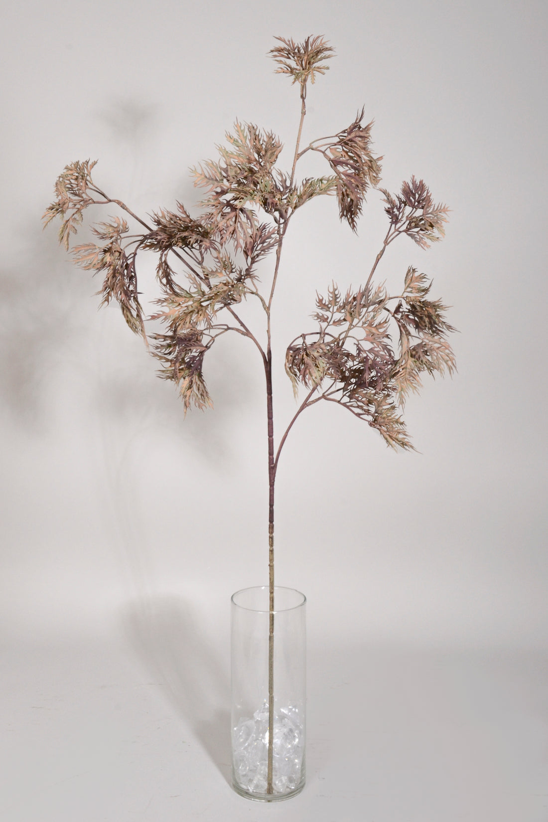 33.5" Artificial Aralia Spray Plum