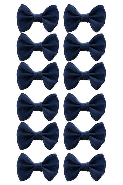 1.25" Ribbon Bow (pkg/12) Navy