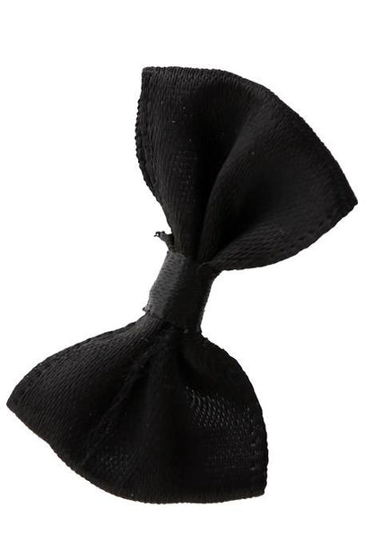 1.25" Ribbon Bow (pkg/12) Black