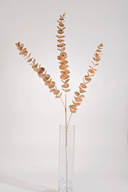 44" Metallic Eucalyptus Spray Gold