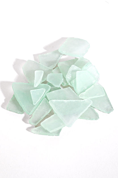 Painted Sea Glass Pkg/5lb Lt Green