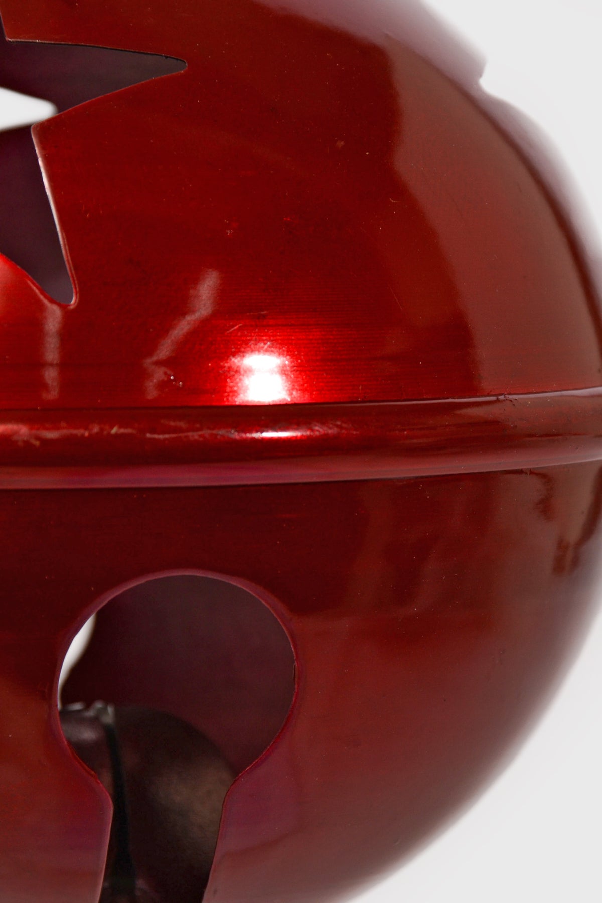 8" Bell Ornament Red