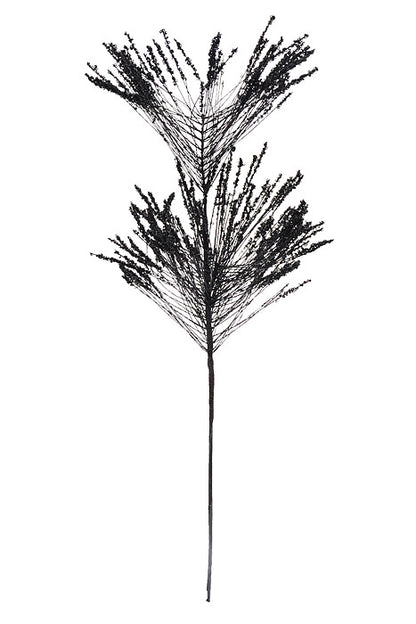 32" Iced Long Needle Spray Black