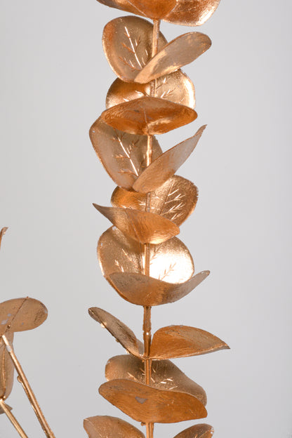 44" Metallic Eucalyptus Spray Gold