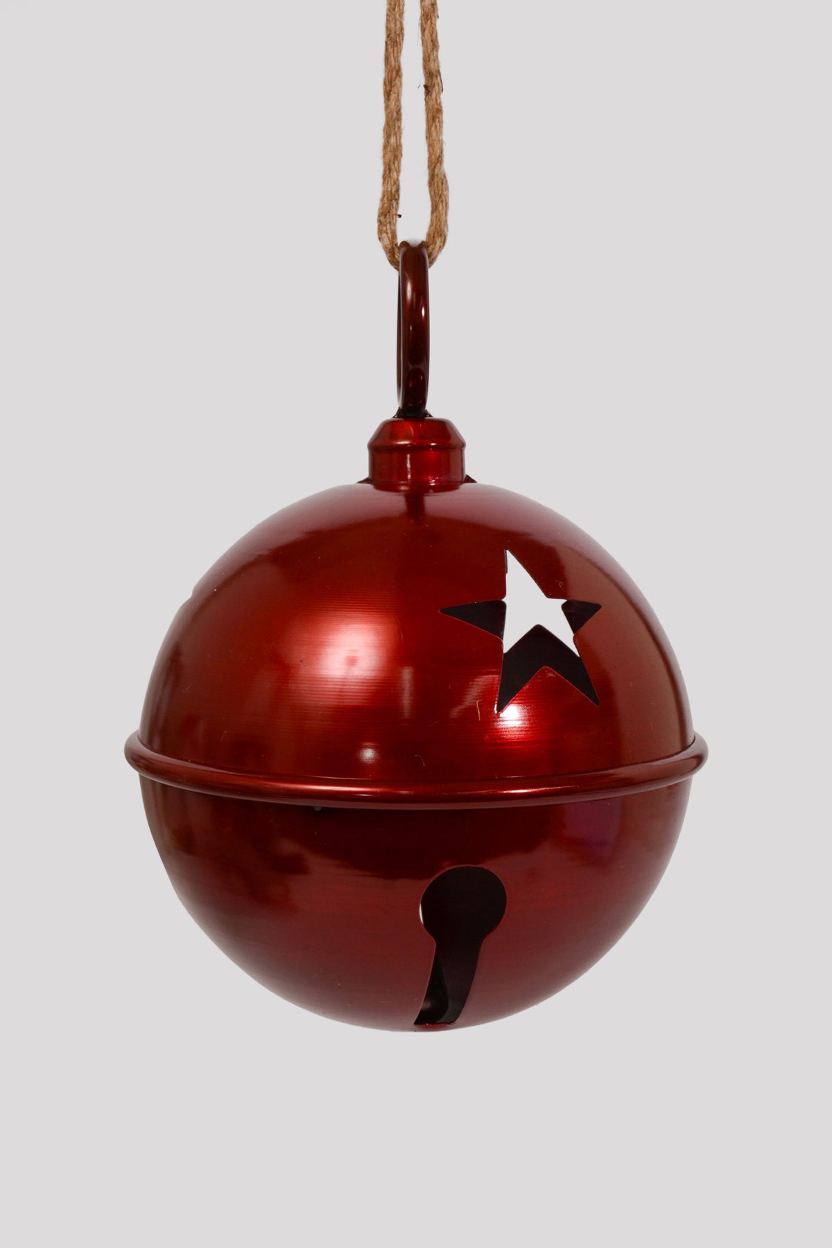 12" Bell Ornament Red