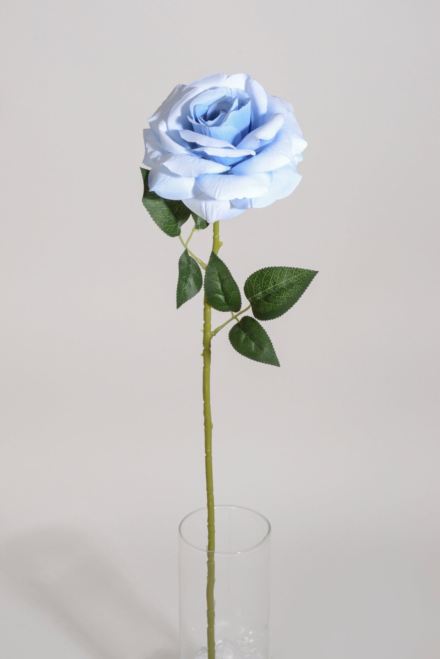 26" Silk Rose Spray Blue