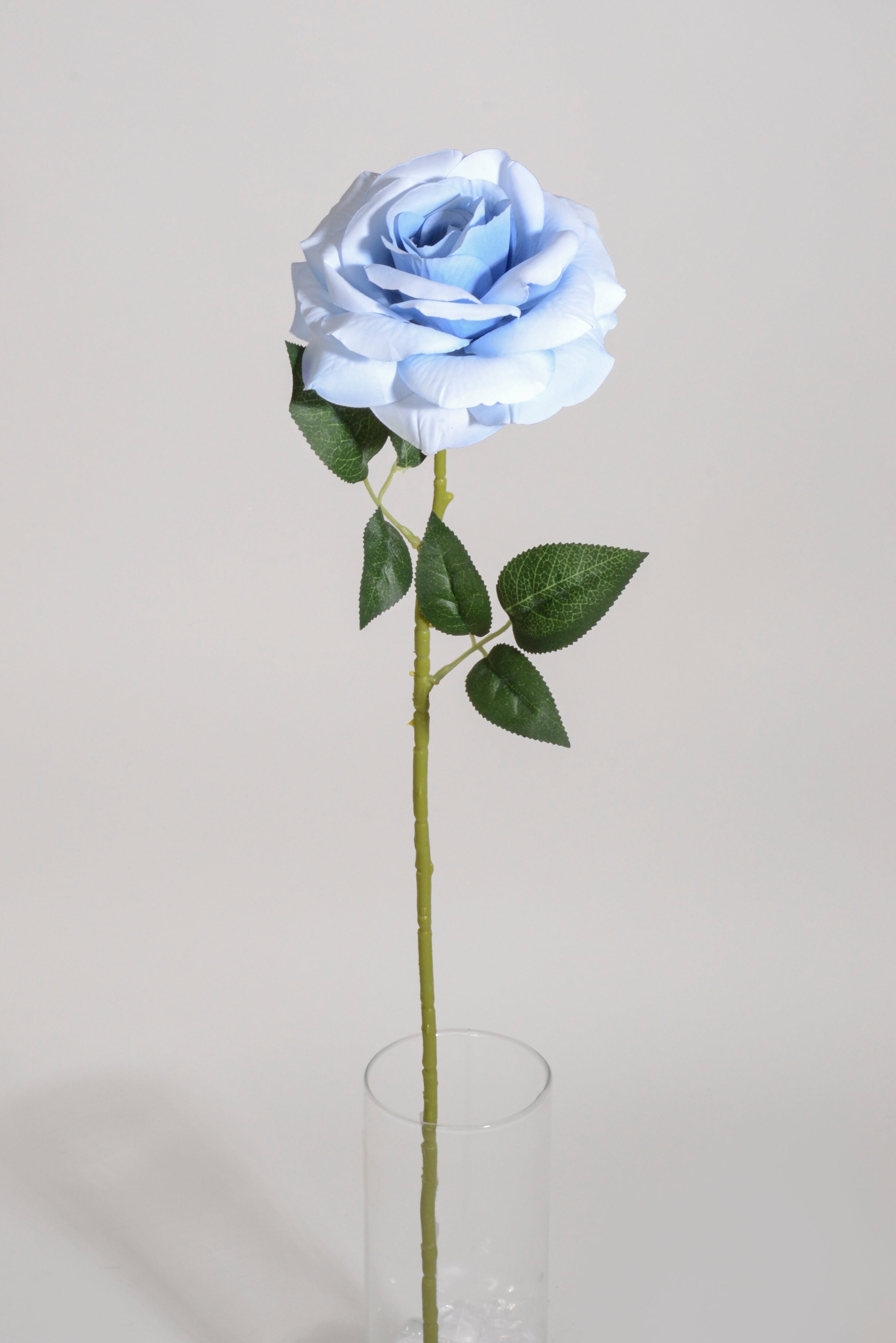 26" Silk Rose Spray Blue