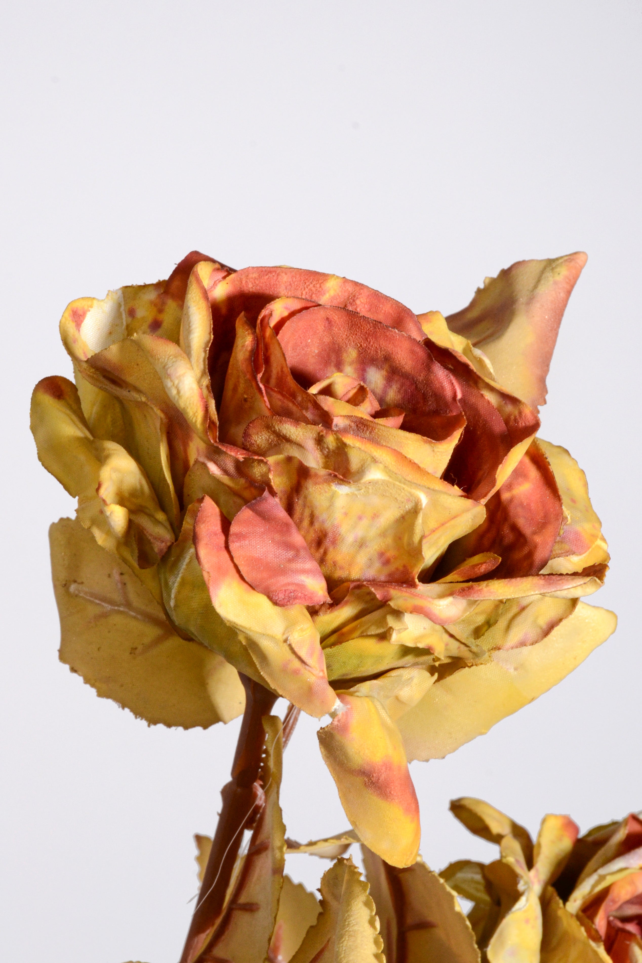 29" Silk Rose Spray Brown/Green