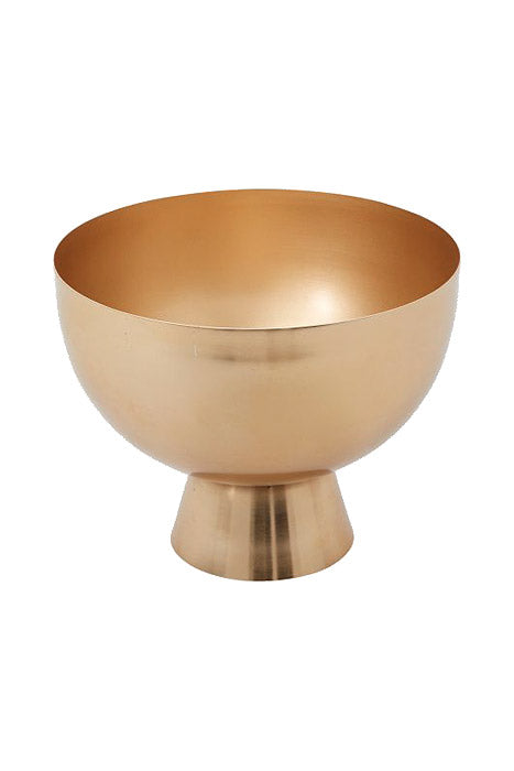 8" X 6.25" Golden Love Compote Gold