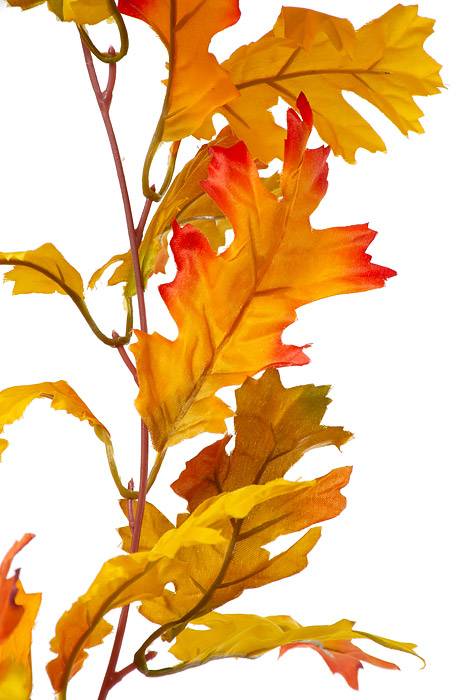 65" Oak Leaf Garland Gold Orange