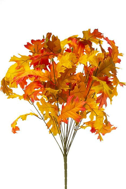 23" Oak Leaf Bush Gold/orange