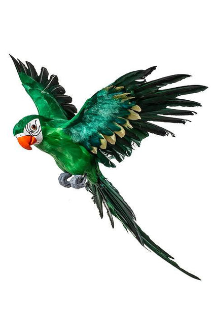 22" Feather Flying Macau Green