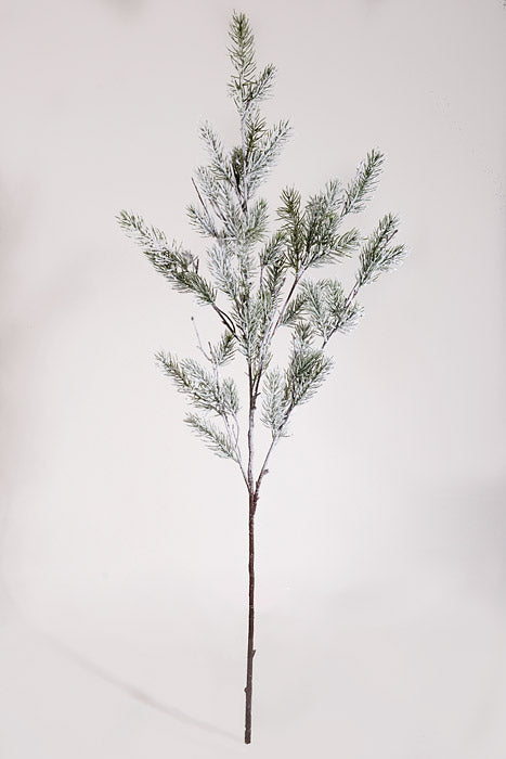 43" Plastic Northwoods Winter Pine Spray Green/White