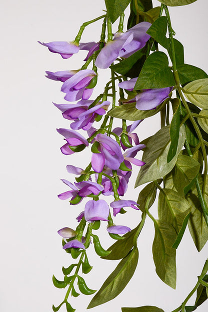 6Ft Artificial Wisteria Garland Lavender