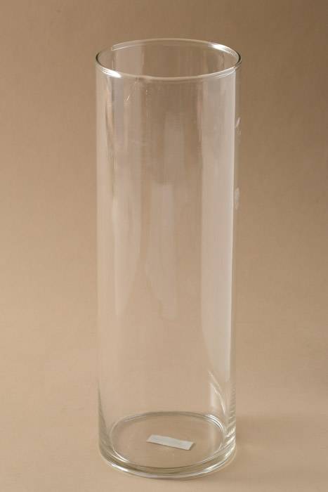 3.50" X 10.25" Cylinder Glass Vase Clear