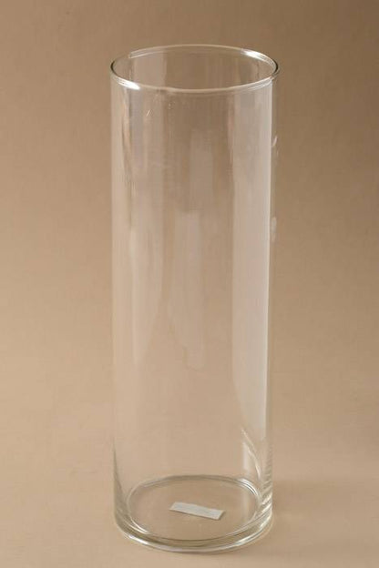 3.50" X 10.25" Cylinder Glass Vase Clear
