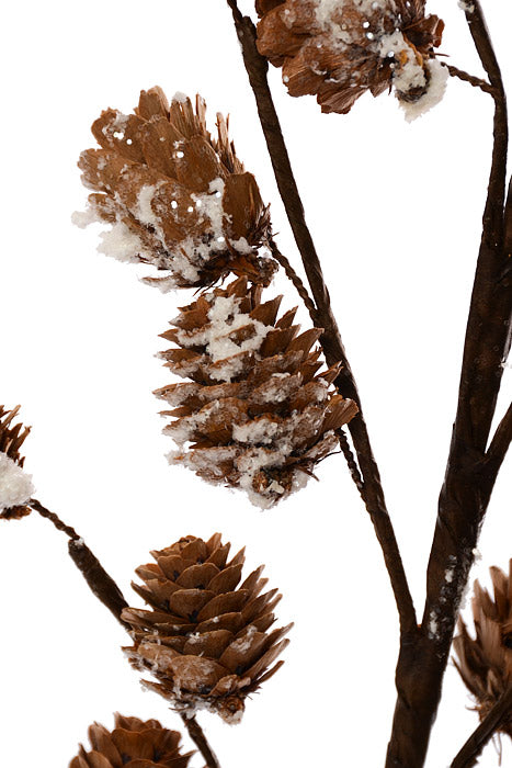 32" Mini Snow Cones Spray Natural Snow