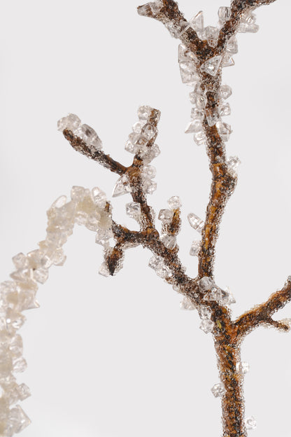 51" Iced Icicle Branch Clear/White