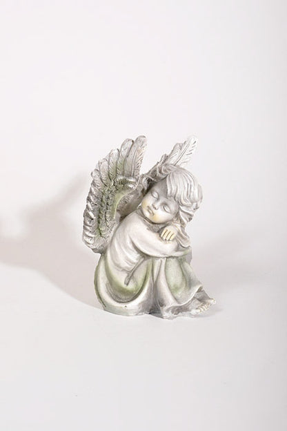 6.5" Sleeping Angel Gray