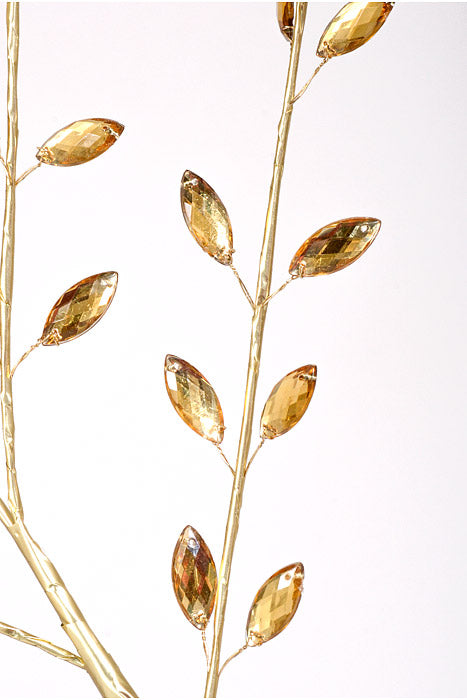 30" Crystal Bead Spray Champagne