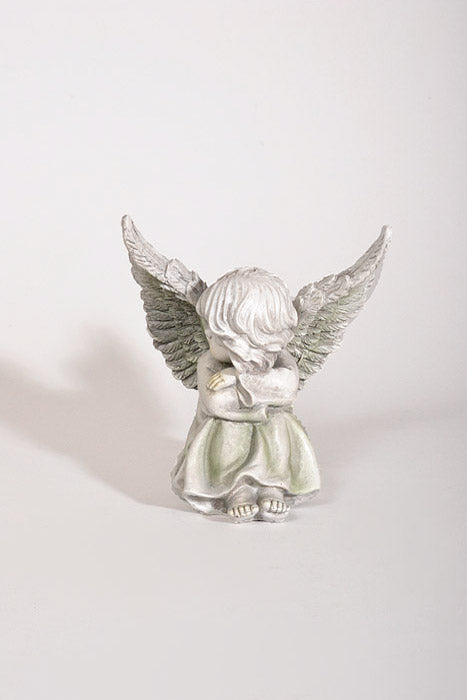 6.5" Sleeping Angel Gray
