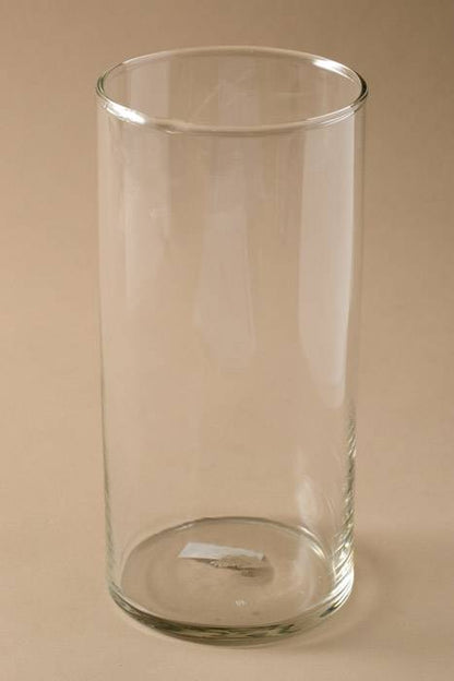 3.50" X 7.5" Cylinder Glass Vase Clear