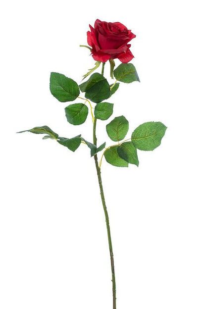 27.5" Silk Confetti Rose Spray Red/two Tone