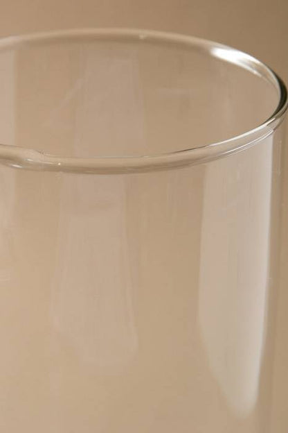 3.50" X 7.5" Cylinder Glass Vase Clear