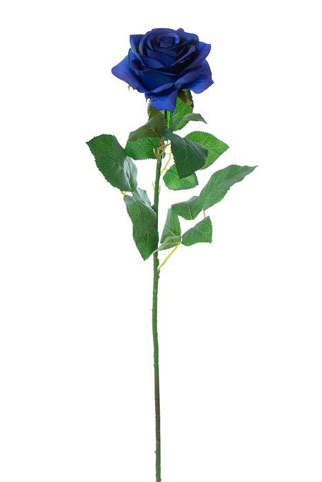 27.5" Silk Confetti Large Rose Spray Blue