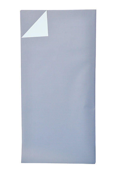 22.5" 2 Tone Waterproof Wrapping Paper Gray Blue/Cool Mint Pkg/20