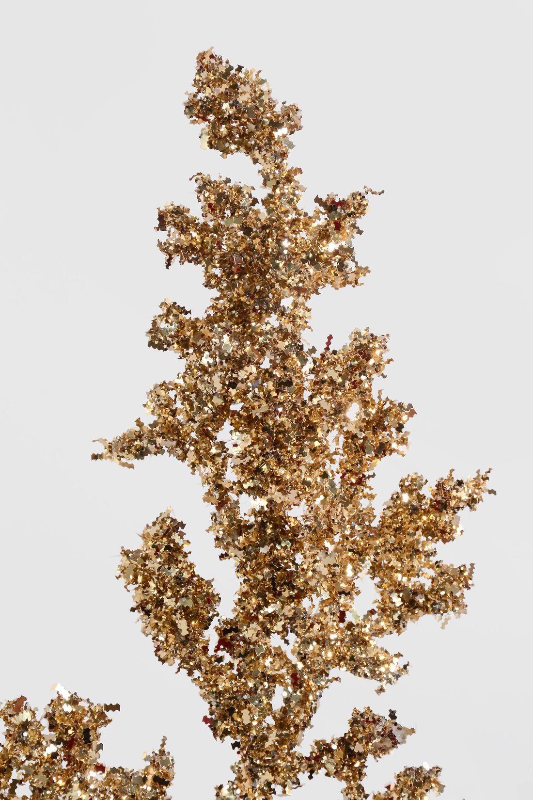29" Glitter Tinsel Spray Gold