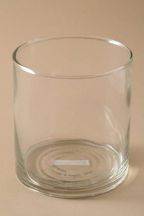 3.50" X 3.75" Cylinder Glass Vase Clear