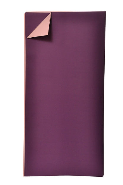 22.5" 2 Tone Waterproof Wrapping Paper Grape/Pink Pkg/20