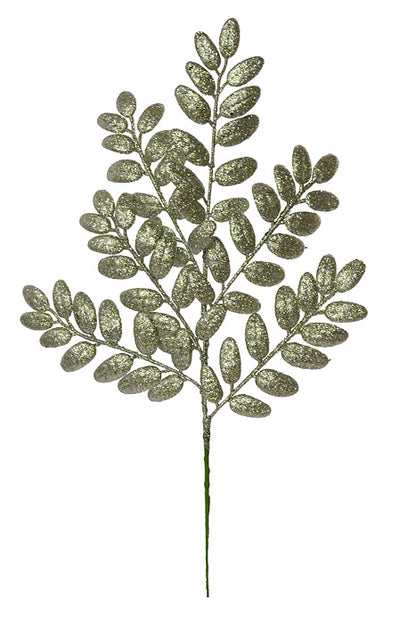 22" Honey Locust Glitter Spray Sage