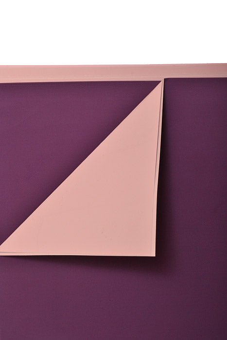 22.5" 2 Tone Waterproof Wrapping Paper Grape/Pink Pkg/20