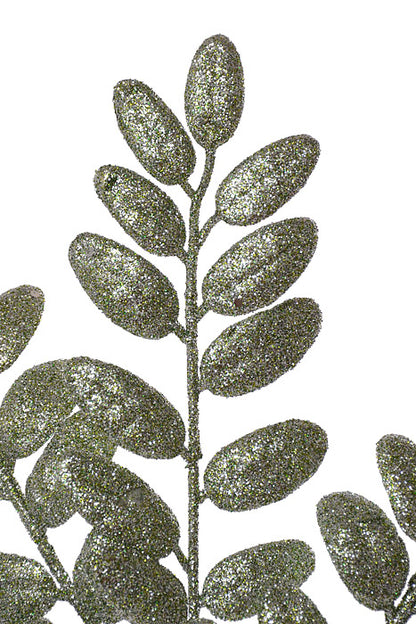 22" Honey Locust Glitter Spray Sage
