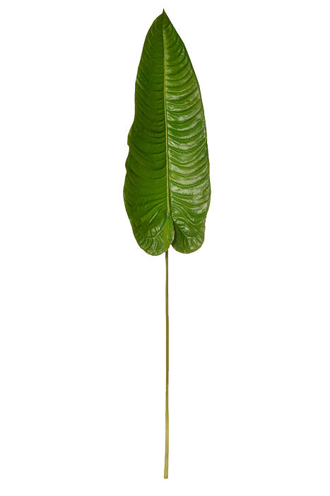 49" Elephant Ear Leaf Spray Green