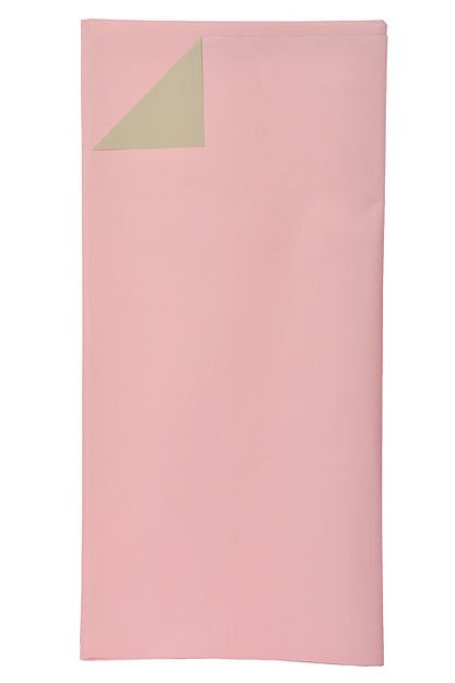 22.5" 2 Tone Waterproof Wrapping Paper Pink/Tan Pkg/20