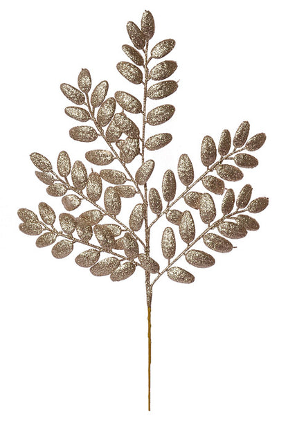 22" Honey Locust Glitter Spray Rose Gold