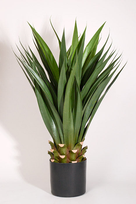 36" Artificial Agave Plant In Pot Green