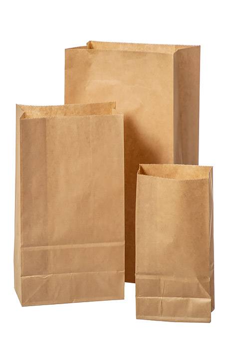 Paper Bags Natural Pkg/50
