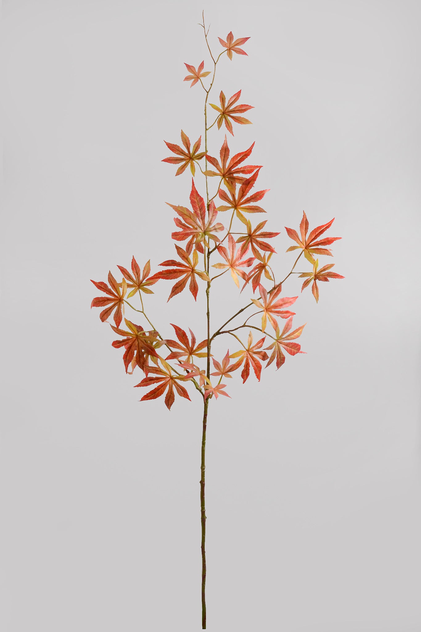 40" Artificial Japanese Maple Leaf Spray Burgundy