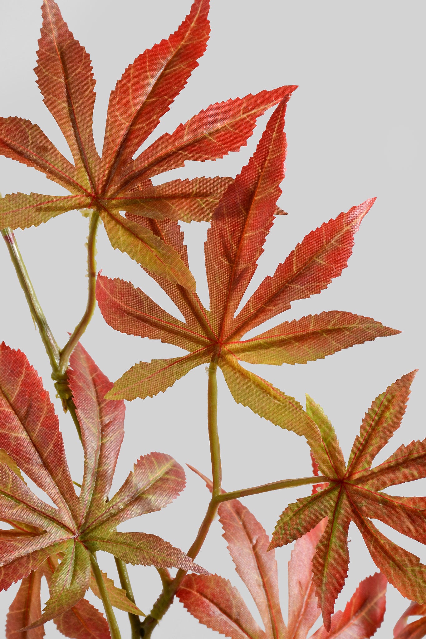 40" Artificial Japanese Maple Leaf Spray Burgundy