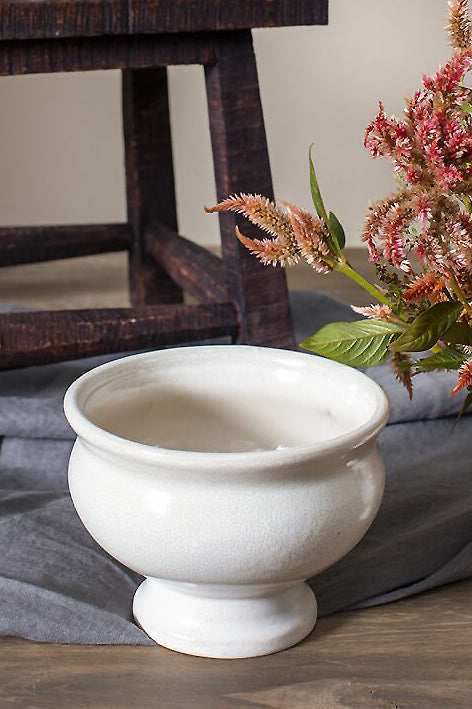 6.75" X 4.75" Dawson Compote White